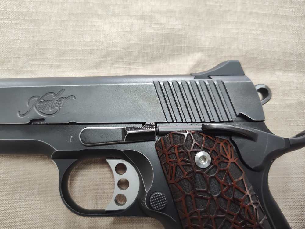 Kimber 1911 CUSTOM II .45ACP 5" Barrel w/ Gorgeous Grips & One Mag! -img-5