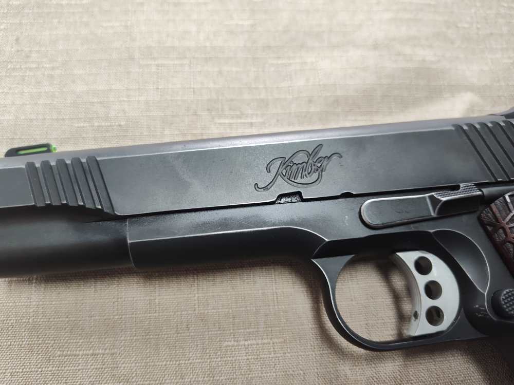 Kimber 1911 CUSTOM II .45ACP 5" Barrel w/ Gorgeous Grips & One Mag! -img-3