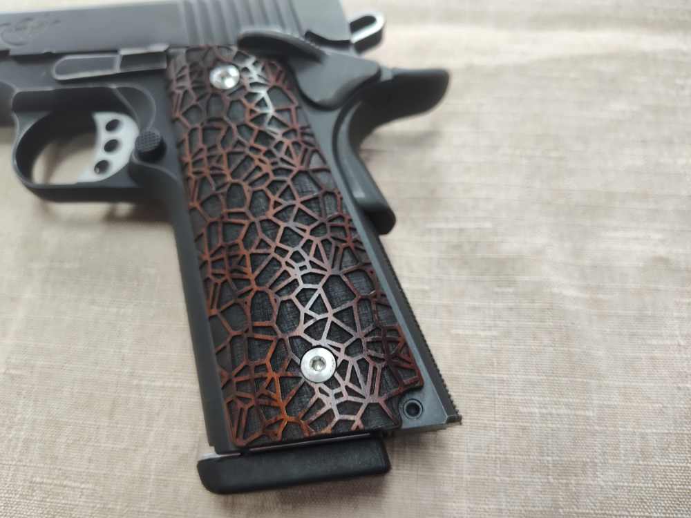 Kimber 1911 CUSTOM II .45ACP 5" Barrel w/ Gorgeous Grips & One Mag! -img-12