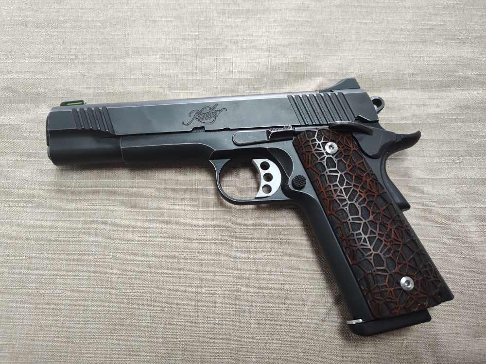 Kimber 1911 CUSTOM II .45ACP 5" Barrel w/ Gorgeous Grips & One Mag! -img-0