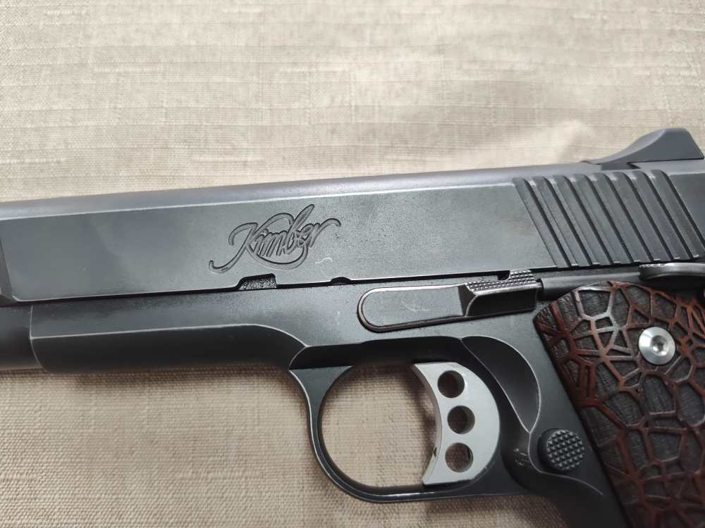 Kimber 1911 CUSTOM II .45ACP 5" Barrel w/ Gorgeous Grips & One Mag! -img-4