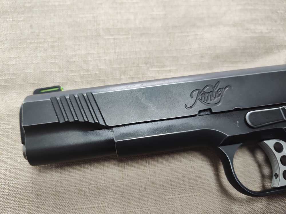 Kimber 1911 CUSTOM II .45ACP 5" Barrel w/ Gorgeous Grips & One Mag! -img-2