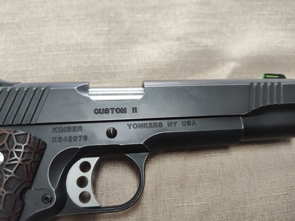 Kimber 1911 CUSTOM II .45ACP 5" Barrel w/ Gorgeous Grips & One Mag! -img-32