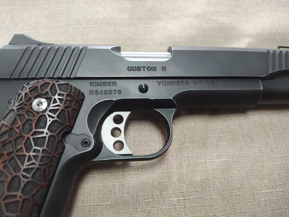 Kimber 1911 CUSTOM II .45ACP 5" Barrel w/ Gorgeous Grips & One Mag! -img-30