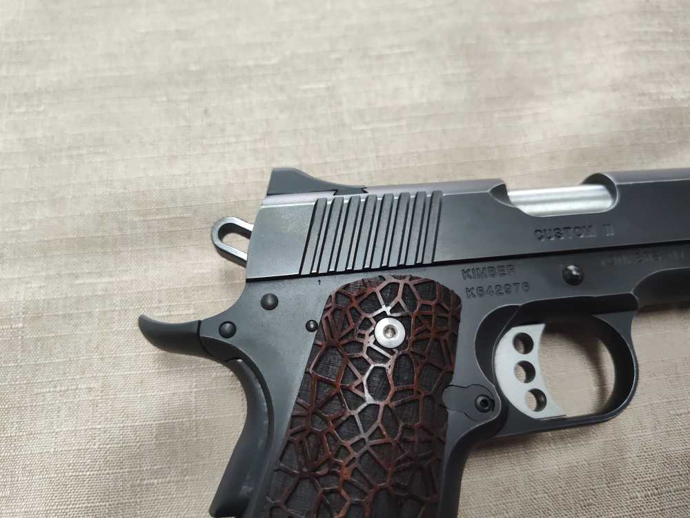 Kimber 1911 CUSTOM II .45ACP 5" Barrel w/ Gorgeous Grips & One Mag! -img-27