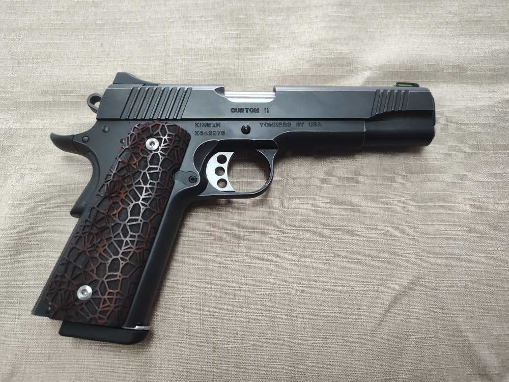 Kimber 1911 CUSTOM II .45ACP 5" Barrel w/ Gorgeous Grips & One Mag! -img-24