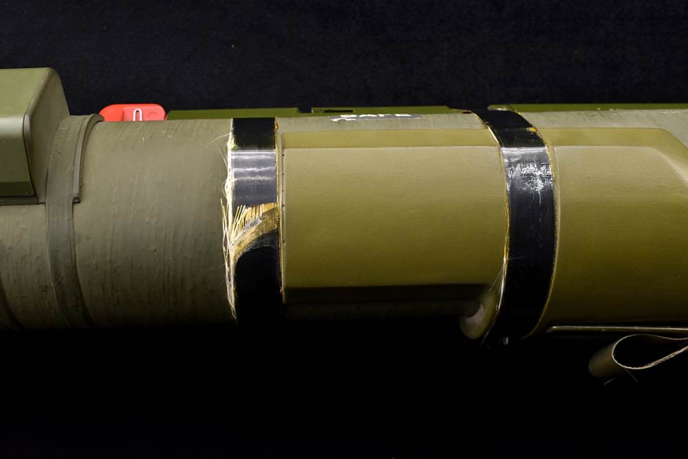 Original U.S. M136 AT4 84mm Anti-Tank Launcher Inert GWOT M163 Anti-Armor-img-13