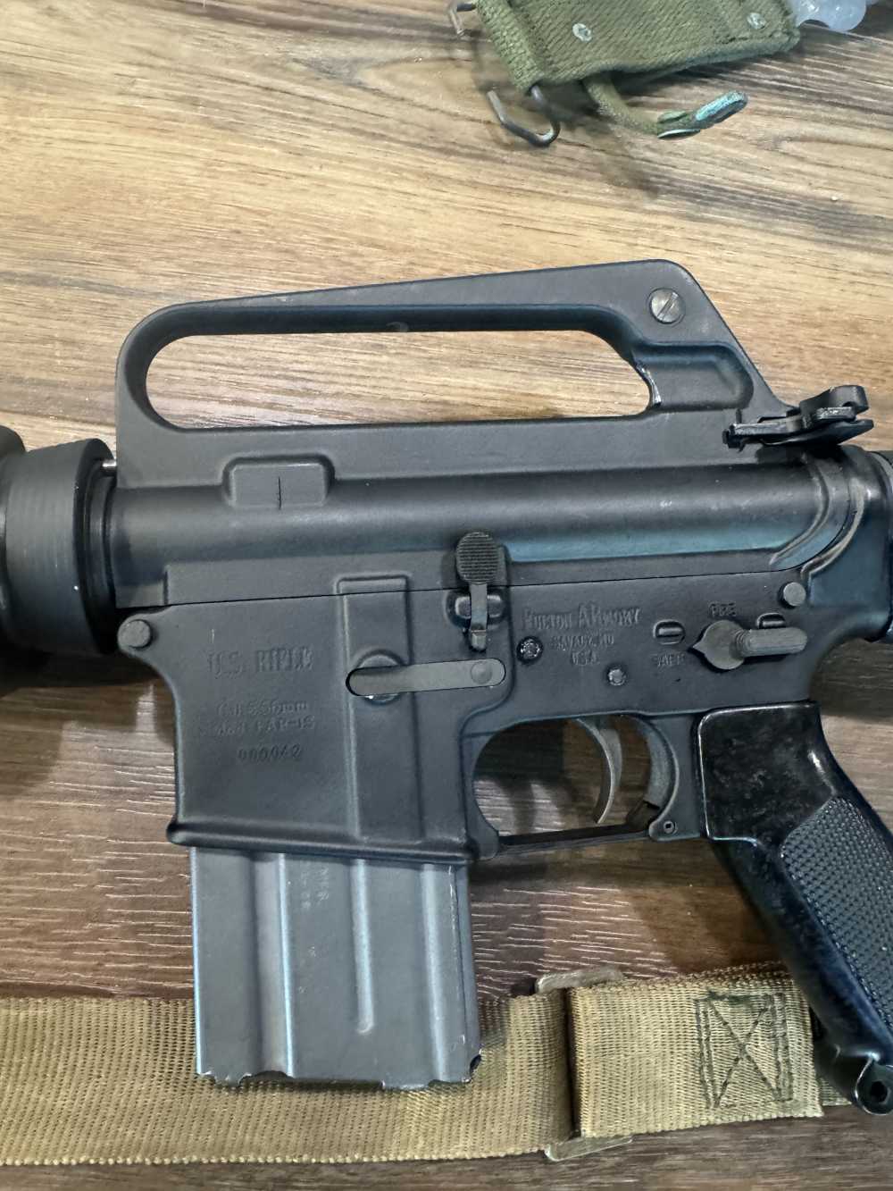 Colt M16 slick side parts kit built on Fulton Armory FAR-15 CA legal m16a1 -img-18