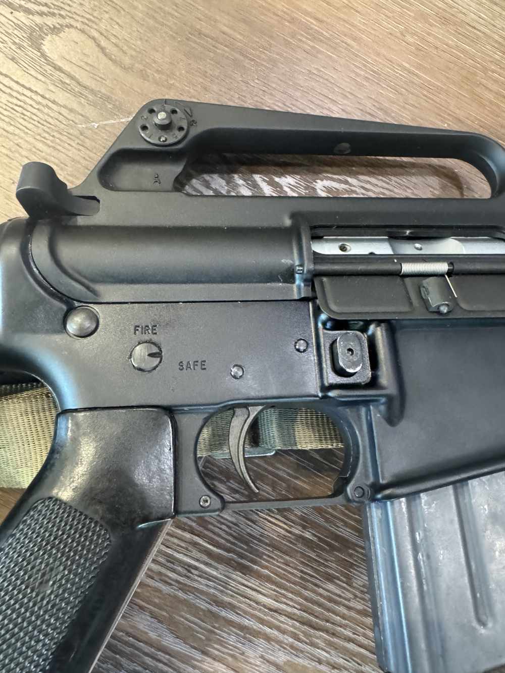 Colt M16 slick side parts kit built on Fulton Armory FAR-15 CA legal m16a1 -img-4