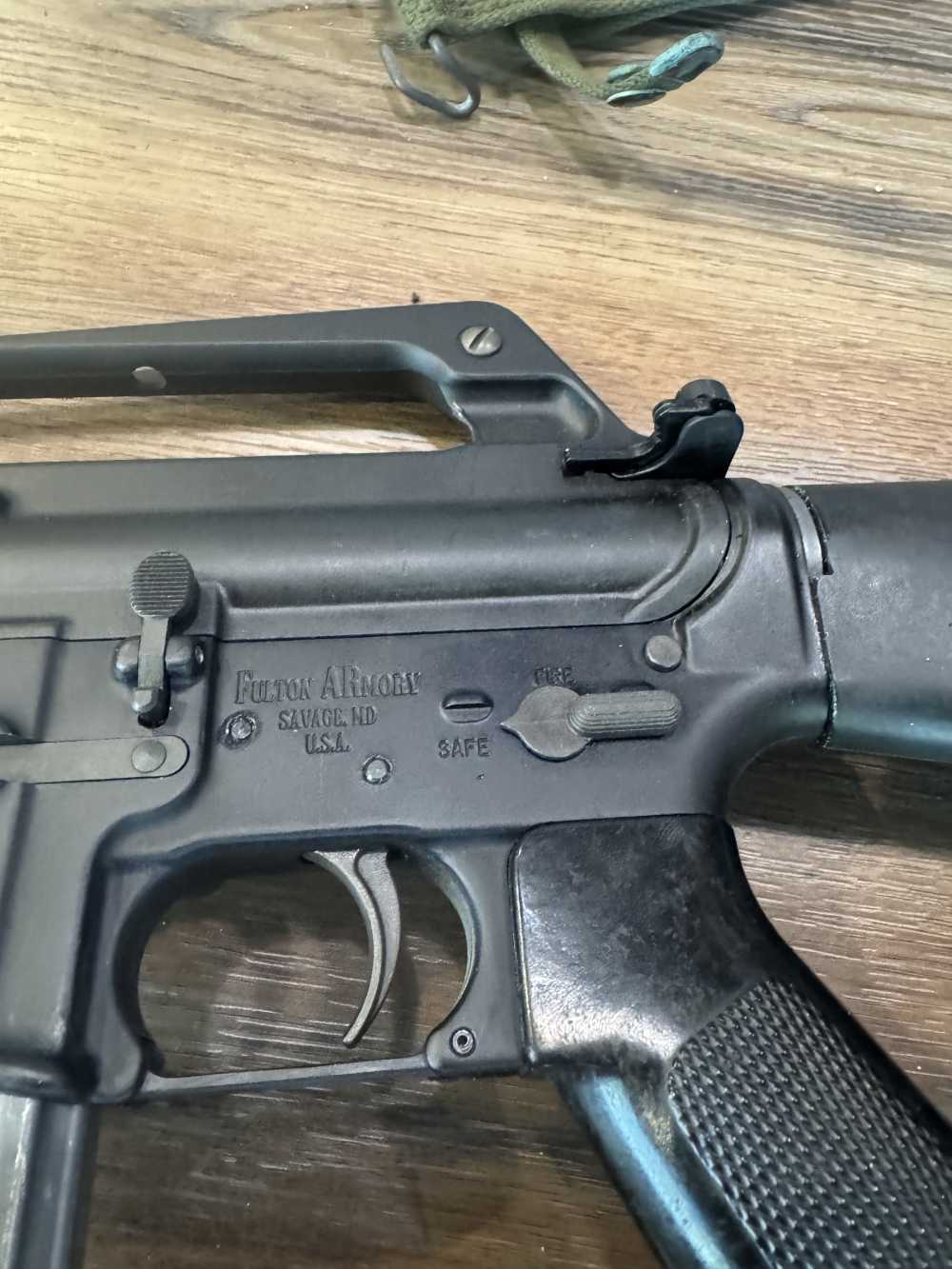 Colt M16 slick side parts kit built on Fulton Armory FAR-15 CA legal m16a1 -img-17