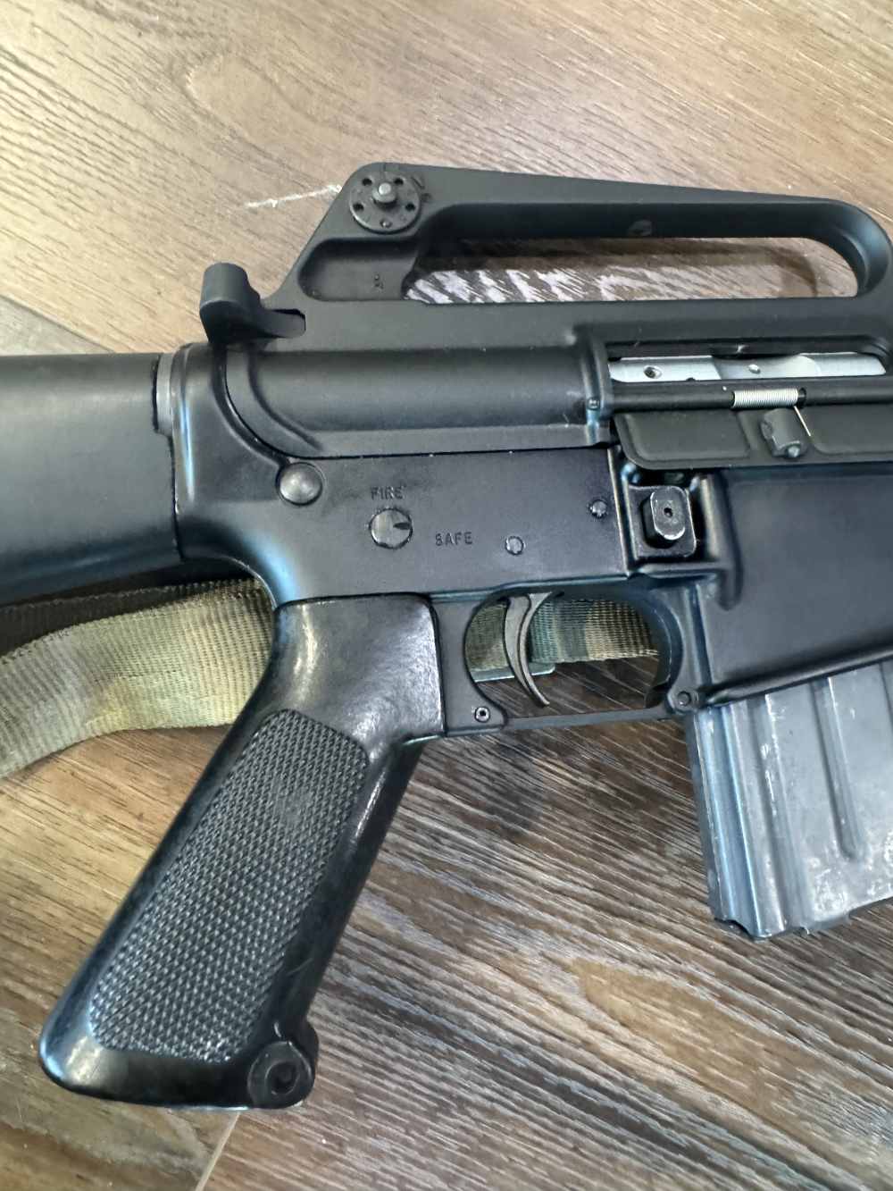 Colt M16 slick side parts kit built on Fulton Armory FAR-15 CA legal m16a1 -img-3