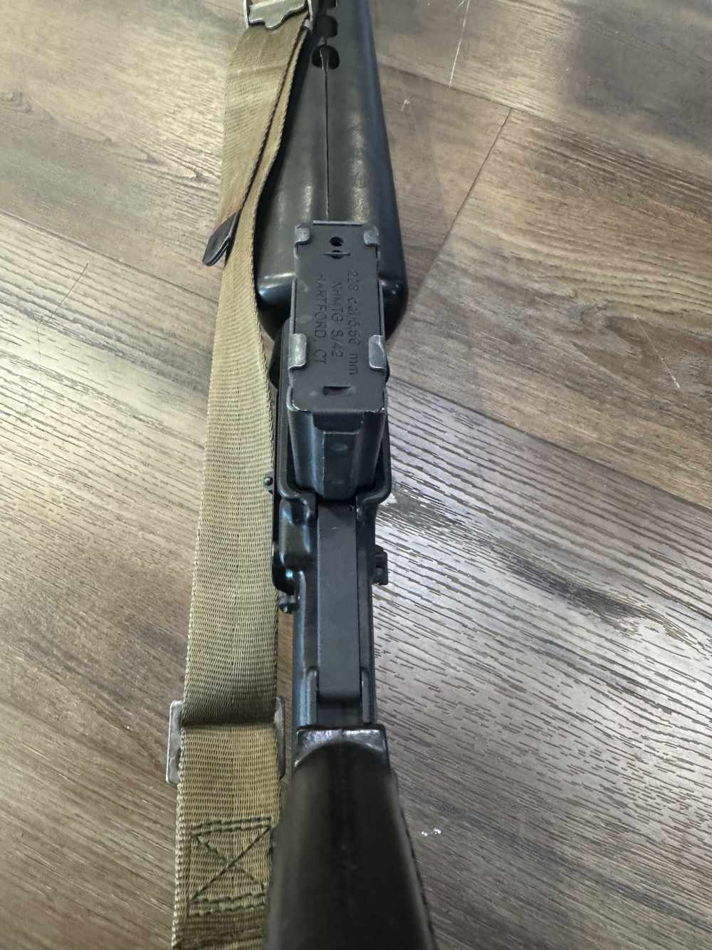 Colt M16 slick side parts kit built on Fulton Armory FAR-15 CA legal m16a1 -img-39