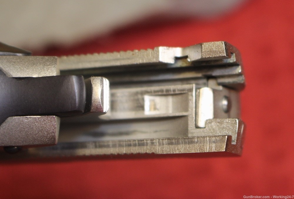 Colt 1911 E Nickel Series 70 45 ACP Matching Magazine Full Size Handgun-img-16