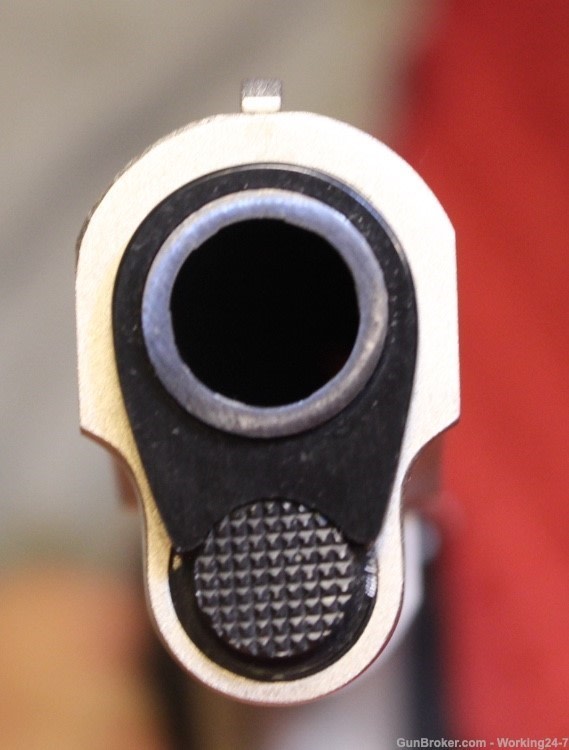 Colt 1911 E Nickel Series 70 45 ACP Matching Magazine Full Size Handgun-img-20