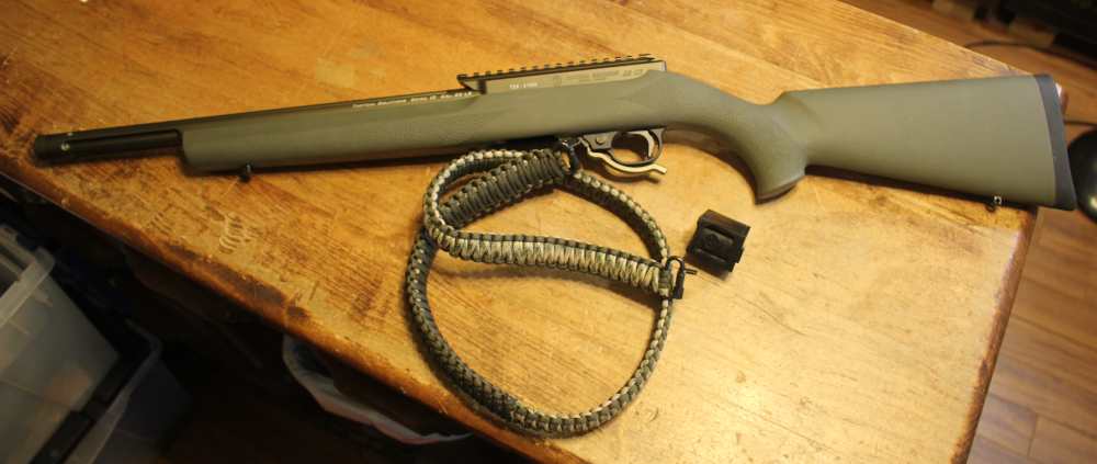 Tactical Solutions X-Ring VR 22 LR 16.50", Olive Drab Green Fixed Hogue Thr-img-1