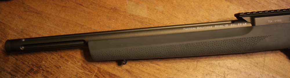 Tactical Solutions X-Ring VR 22 LR 16.50", Olive Drab Green Fixed Hogue Thr-img-2
