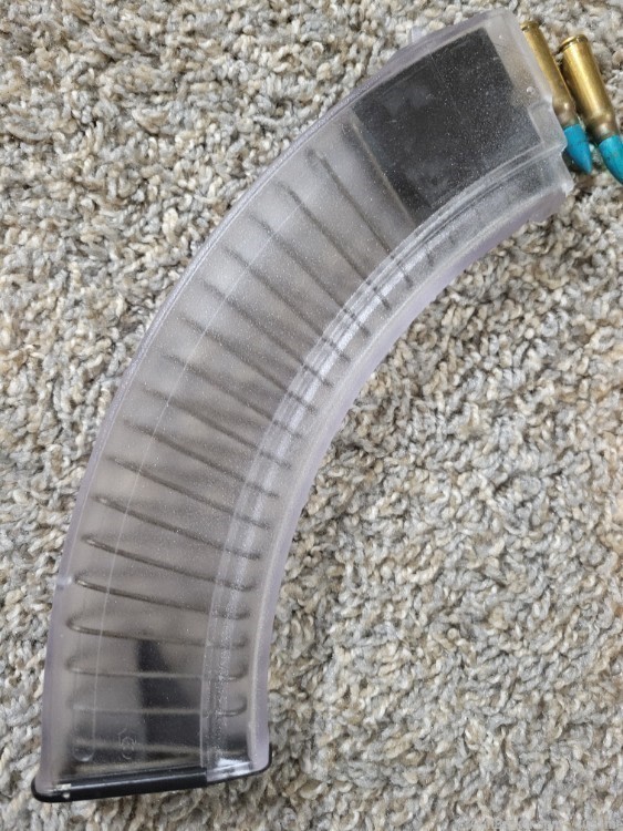 40rd clear Bulgarian AK47 Magazine 7.62x39mm RPK AK-47 40 round-img-8
