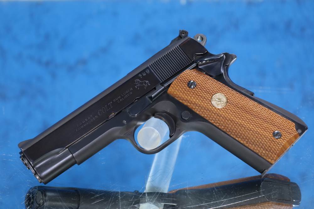 Colt Combat Commander 9mm Series 70 1911 With S&W Revolver Sights-img-1