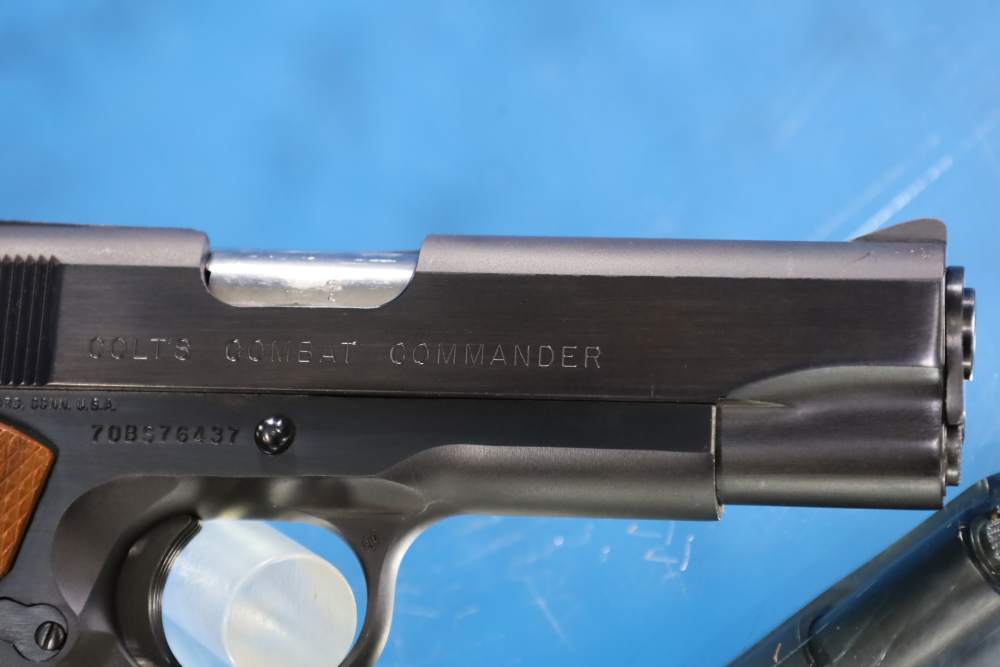 Colt Combat Commander 9mm Series 70 1911 With S&W Revolver Sights-img-57