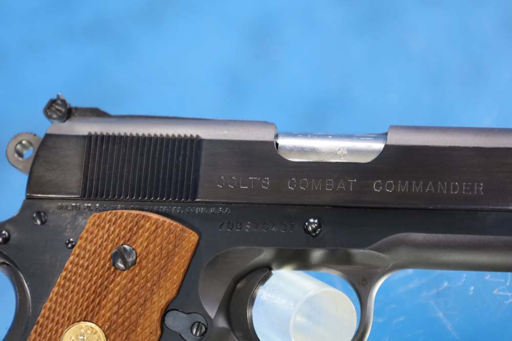 Colt Combat Commander 9mm Series 70 1911 With S&W Revolver Sights-img-56