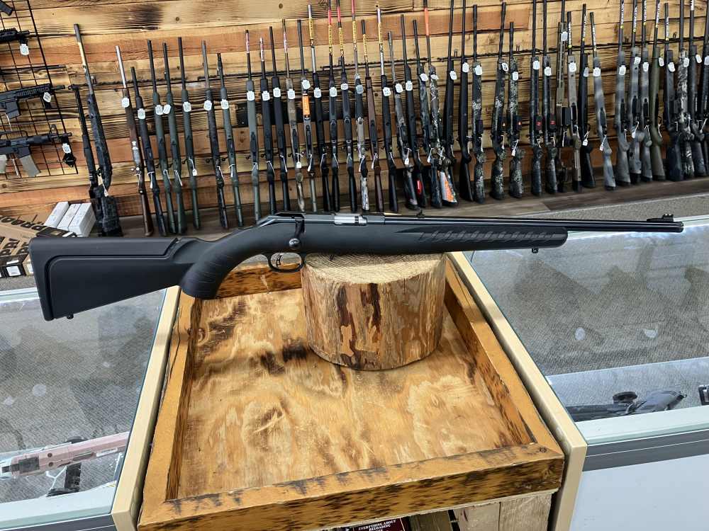Ruger American Rimfire Compact Rifle - 22 LR - 10+1 - 18" - Blued/Black Syn-img-0