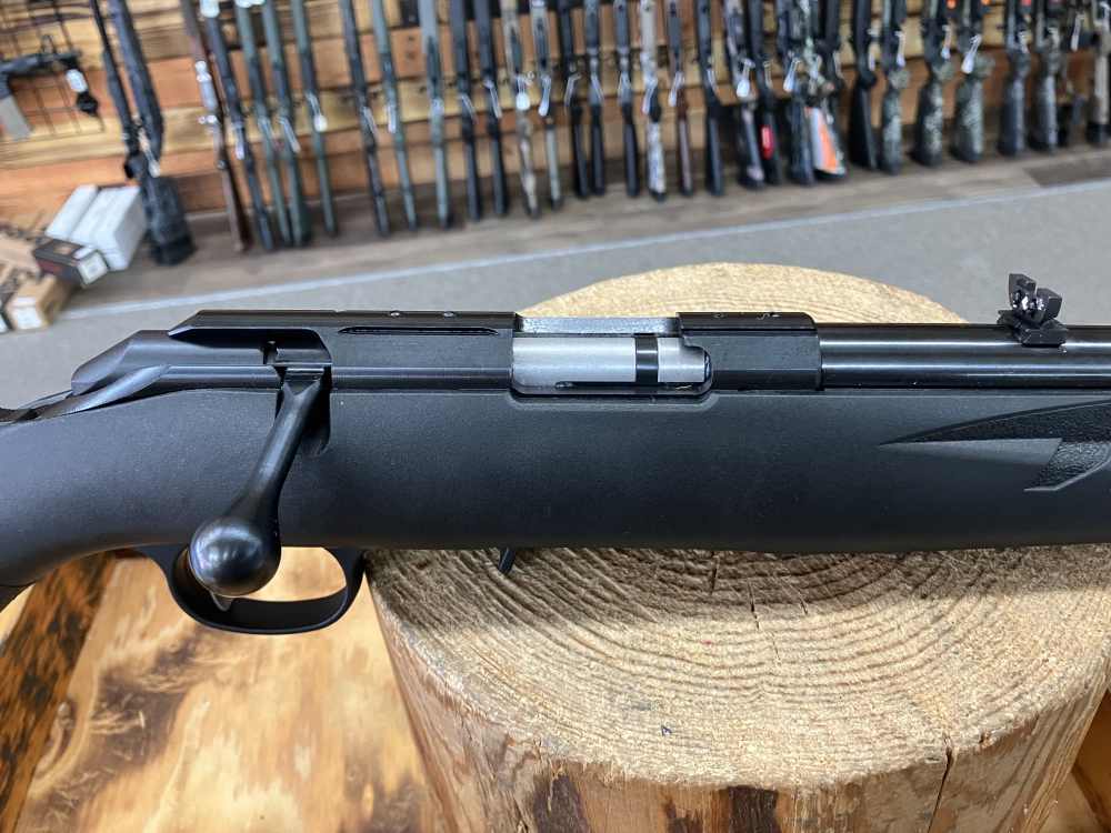 Ruger American Rimfire Compact Rifle - 22 LR - 10+1 - 18" - Blued/Black Syn-img-2