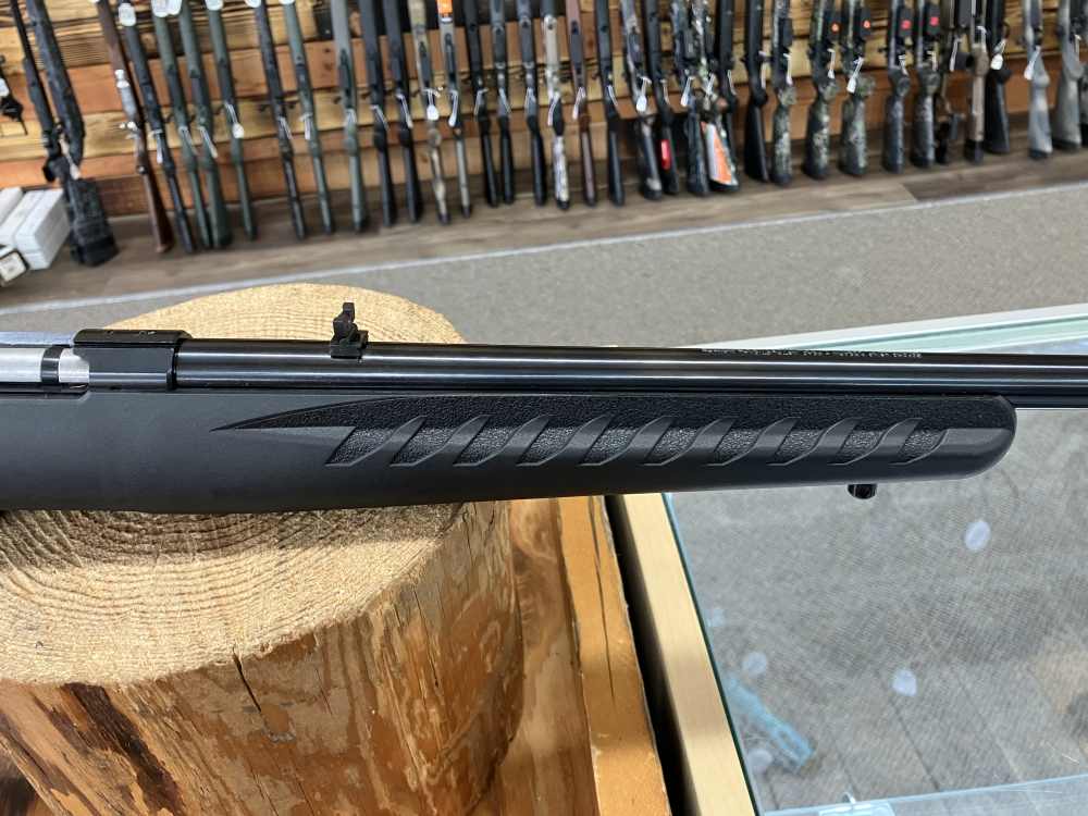 Ruger American Rimfire Compact Rifle - 22 LR - 10+1 - 18" - Blued/Black Syn-img-3