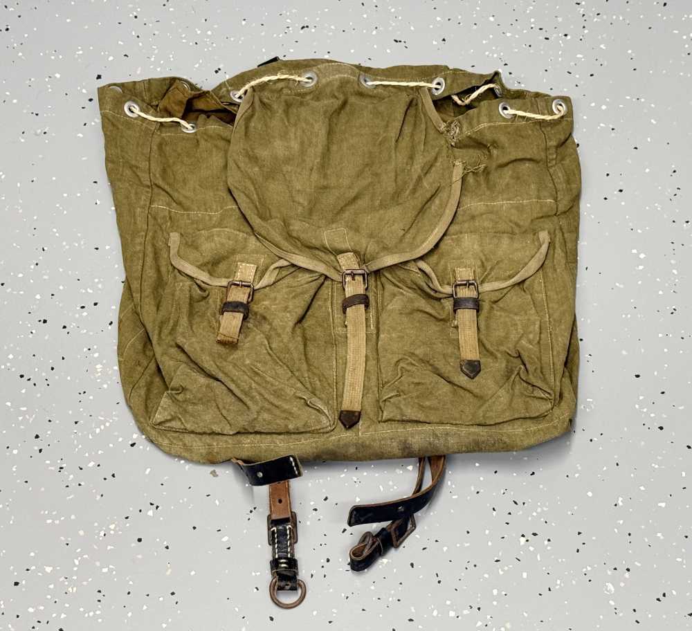 WW2 German DAK Afrika Tropical Rucksack Backpack WWII uniform equipment -img-0