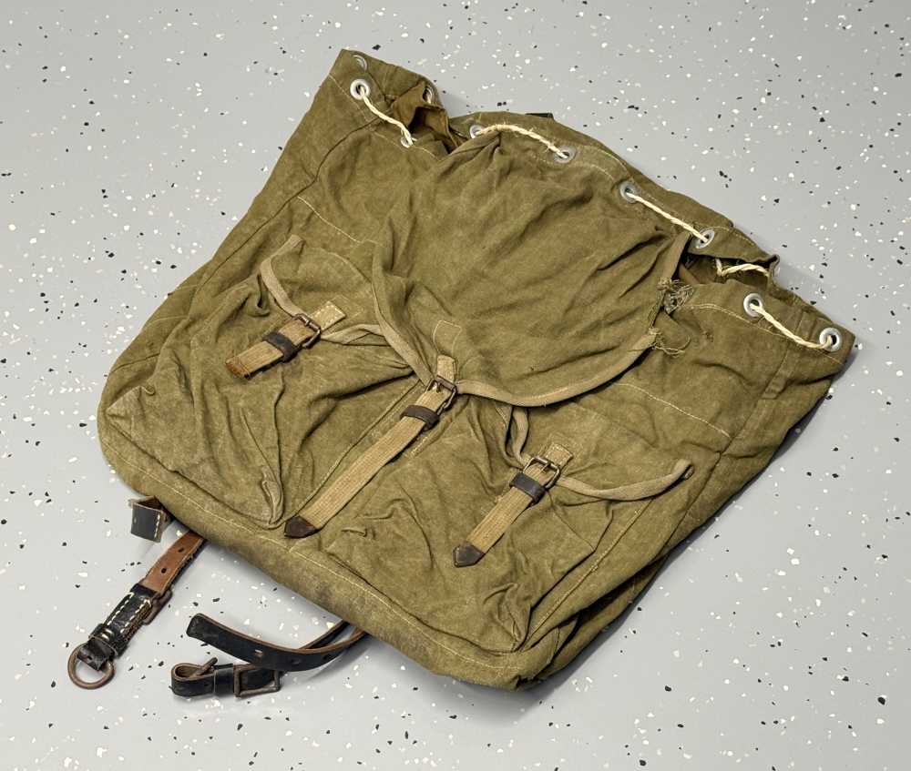 WW2 German DAK Afrika Tropical Rucksack Backpack WWII uniform equipment -img-1