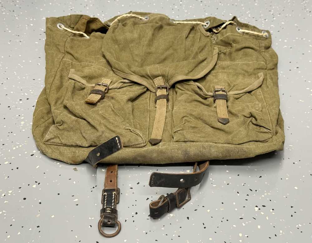 WW2 German DAK Afrika Tropical Rucksack Backpack WWII uniform equipment -img-3