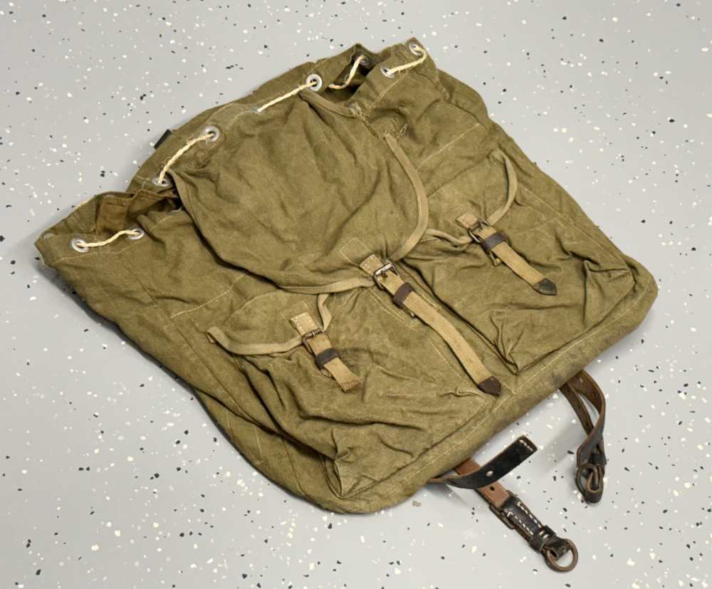 WW2 German DAK Afrika Tropical Rucksack Backpack WWII uniform equipment -img-2