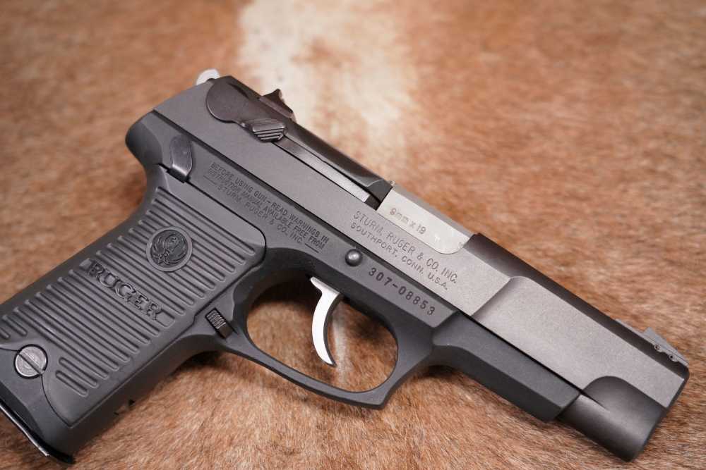 Ruger P89DC P89-DC 03044 9mm Luger Blue SA/DA Semi-Automatic Pistol, 1993-img-7