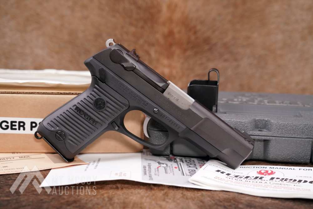 Ruger P89DC P89-DC 03044 9mm Luger Blue SA/DA Semi-Automatic Pistol, 1993-img-0