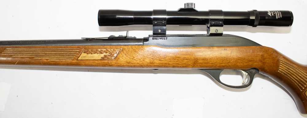 Marlin Firearms Glenfield 60 22 LR Semi-Auto w/ 300A 4x20 Scope MFG 1969-img-9