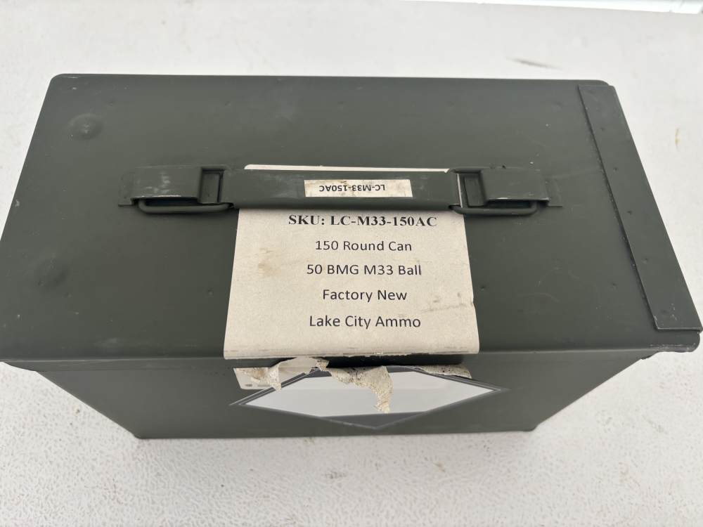 50 BMG M33 Ball 660 Grain FMJ Lake City MFG 50 rounds-img-1