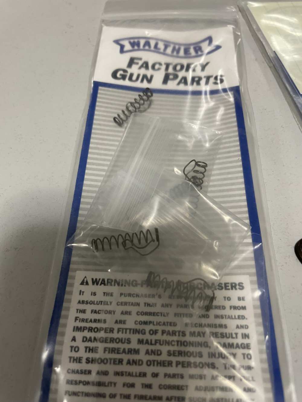 Walther Mauser, CYQ p38 or P1 recoil spring guide-img-0