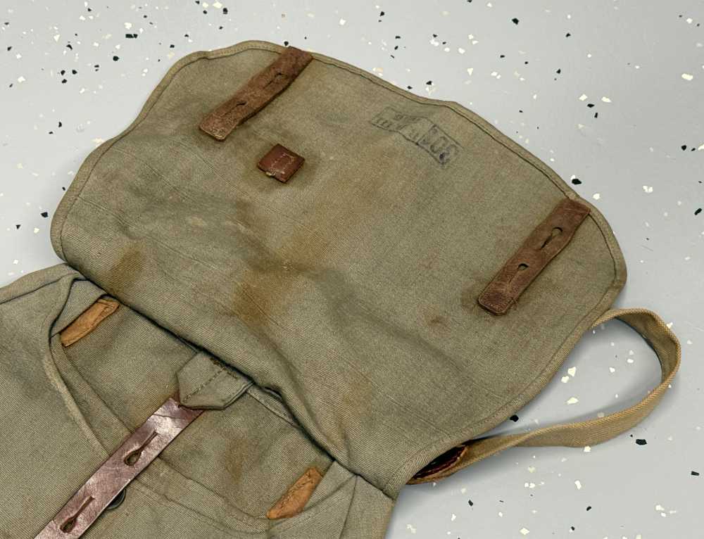 WW1 German Breadbag Dated 1916 pre WW2 WWII uniform Complete with Strap -img-5