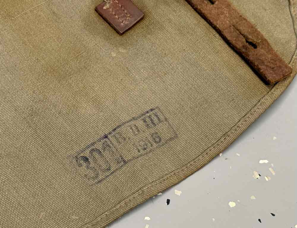 WW1 German Breadbag Dated 1916 pre WW2 WWII uniform Complete with Strap -img-6