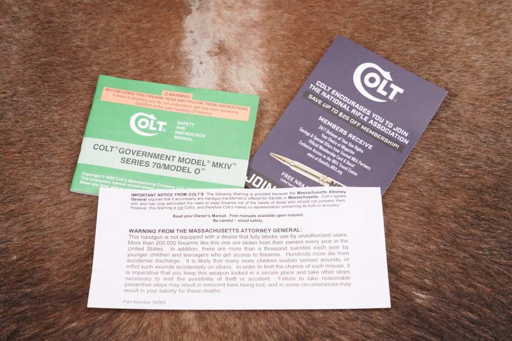 Colt Government Model Competition Series 70 O1070CCS .45 1911 Pistol NO CA-img-20