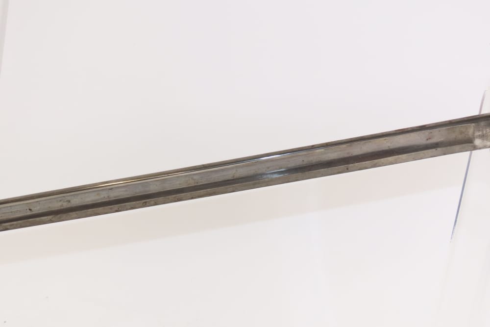CIVIL WAR Era Antique AMES MANUFACTURING Co. U.S. M1840 NCO Sword SCABBARD -img-4
