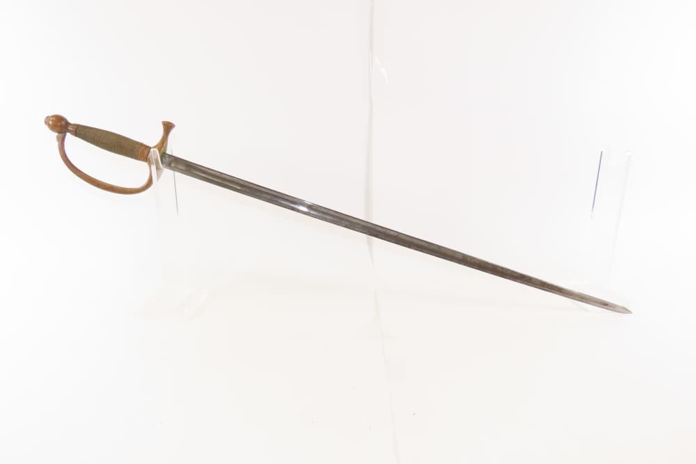 CIVIL WAR Era Antique AMES MANUFACTURING Co. U.S. M1840 NCO Sword SCABBARD -img-8
