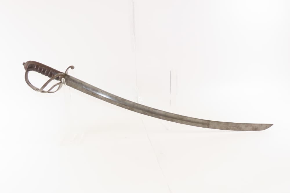 Antique INDIAN ARMY Cavalry Troopers Sword by Thurkle, London 19th Century -img-2