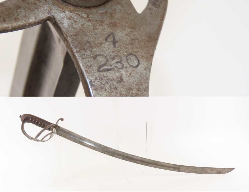 Antique INDIAN ARMY Cavalry Troopers Sword by Thurkle, London 19th Century -img-1