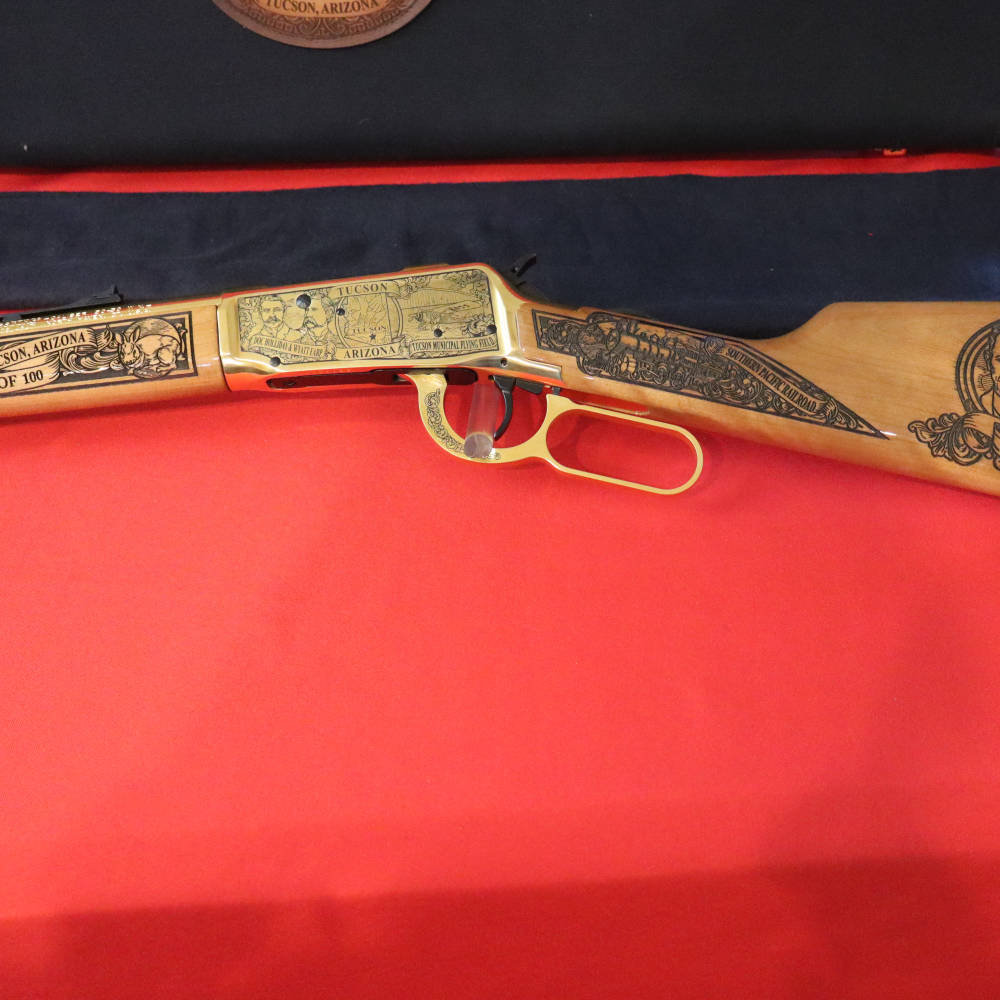 Mossberg 464 American Legacy Tucson Arizona Limited Edition 13 of 100 Gold -img-8