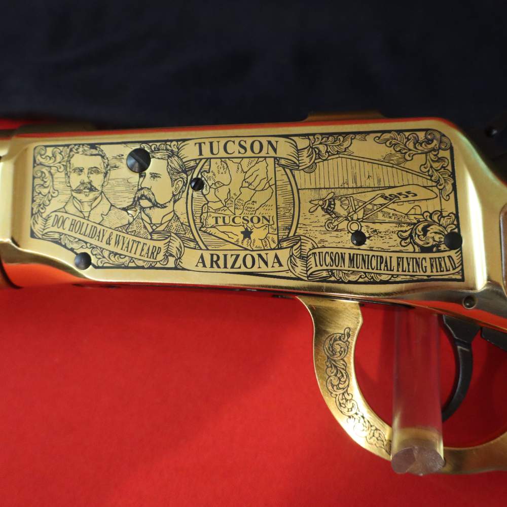 Mossberg 464 American Legacy Tucson Arizona Limited Edition 13 of 100 Gold -img-12