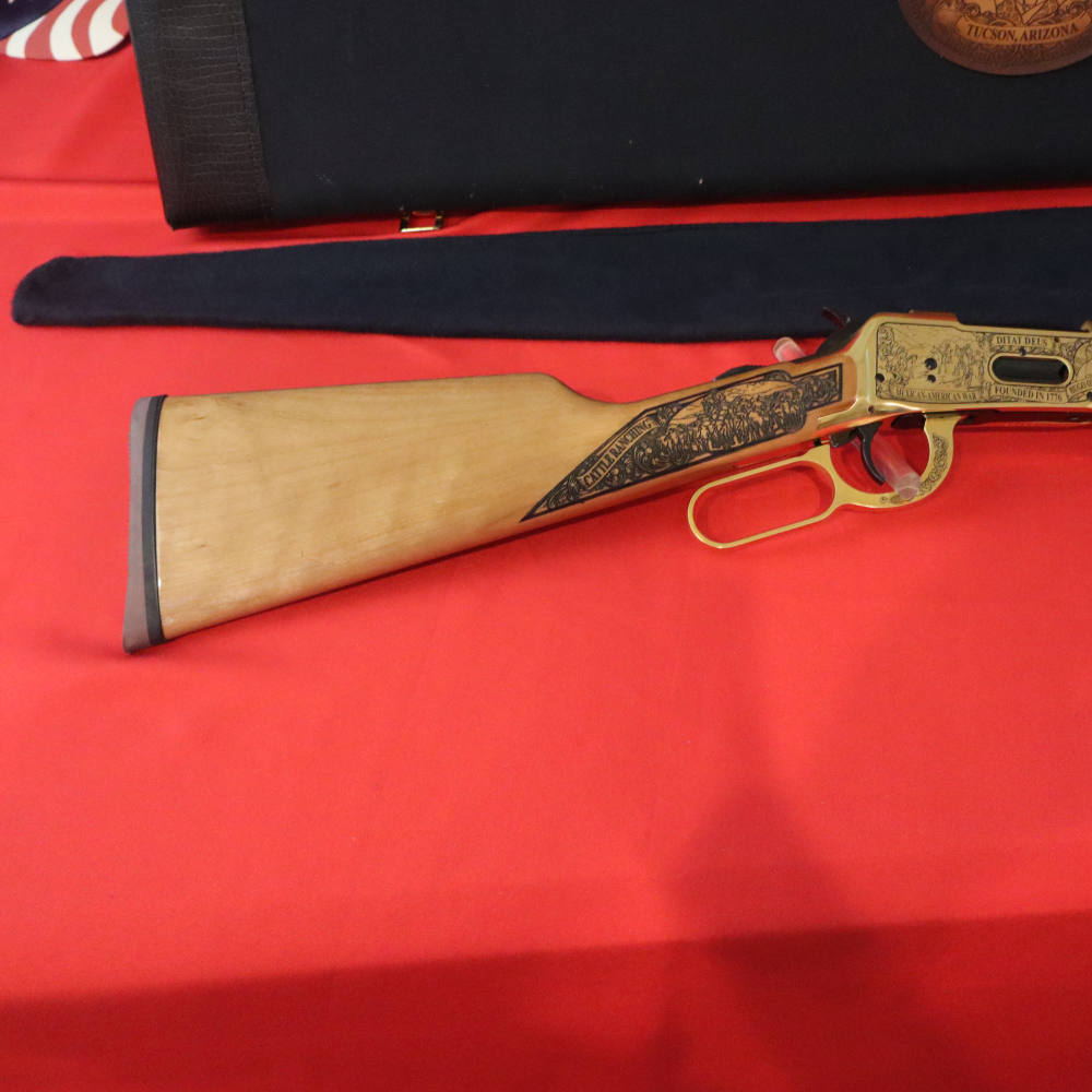 Mossberg 464 American Legacy Tucson Arizona Limited Edition 13 of 100 Gold -img-4