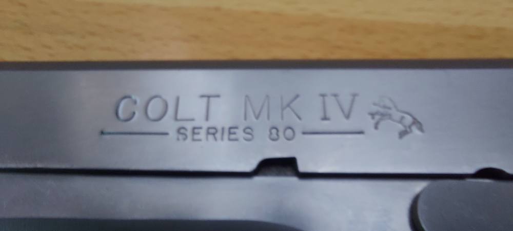 Colt MK IV Series 80 Stainless Government 1911 .45 ACP 5" - Mfg 1989-img-49