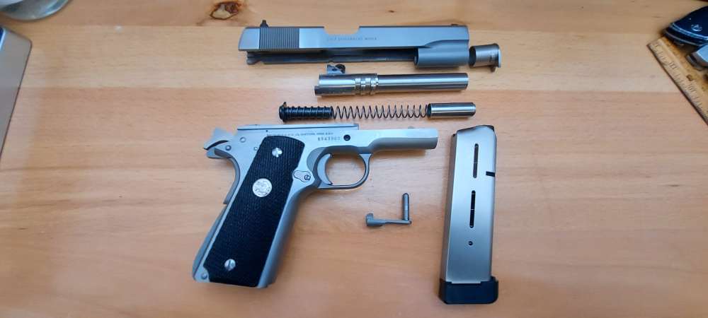 Colt MK IV Series 80 Stainless Government 1911 .45 ACP 5" - Mfg 1989-img-4