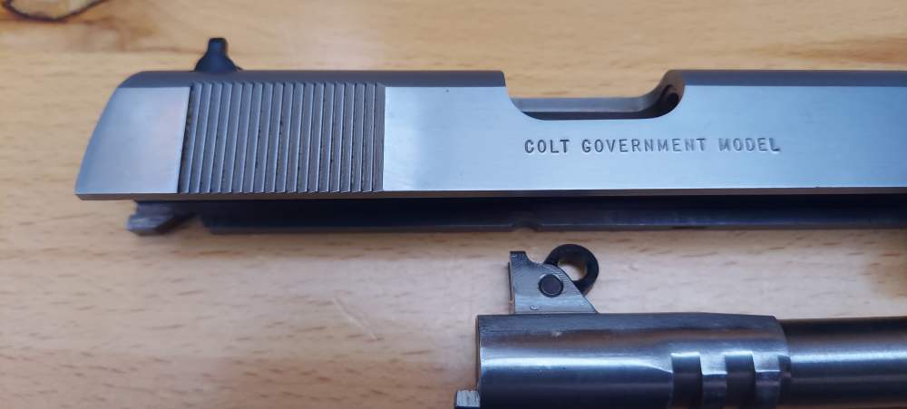 Colt MK IV Series 80 Stainless Government 1911 .45 ACP 5" - Mfg 1989-img-10