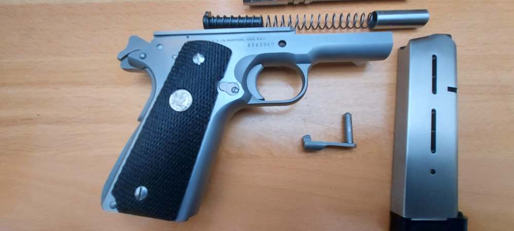 Colt MK IV Series 80 Stainless Government 1911 .45 ACP 5" - Mfg 1989-img-5